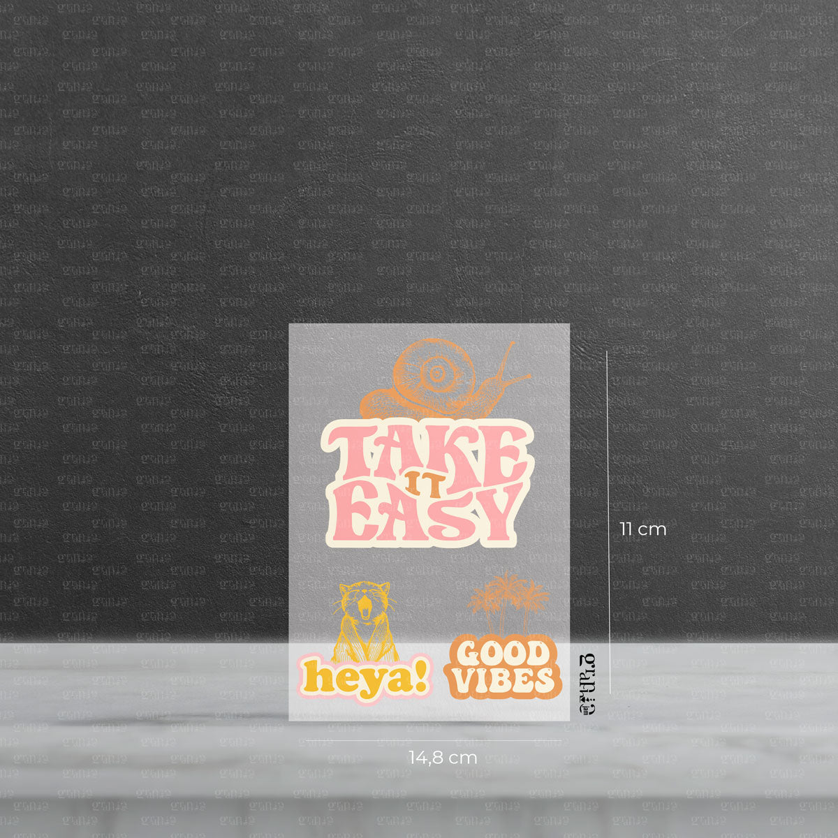 Bügelbilder Set Take it easy - Graphic Jam