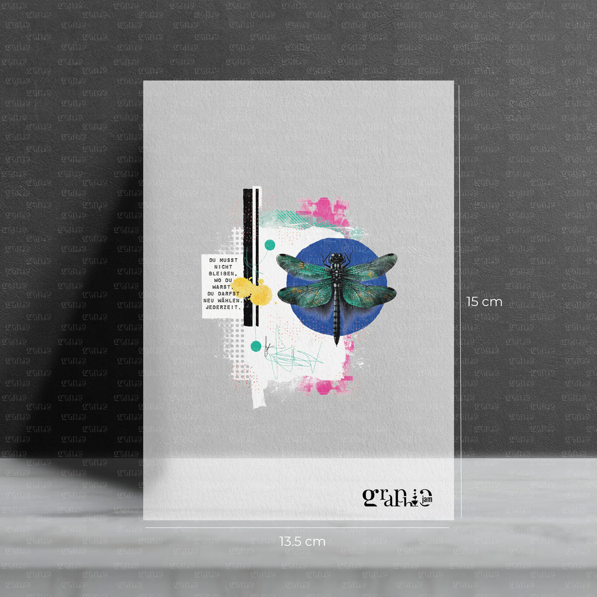 Bügelbild Veränderung Leben