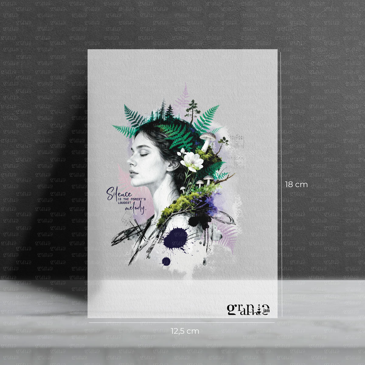 Bügelbild Waldklang