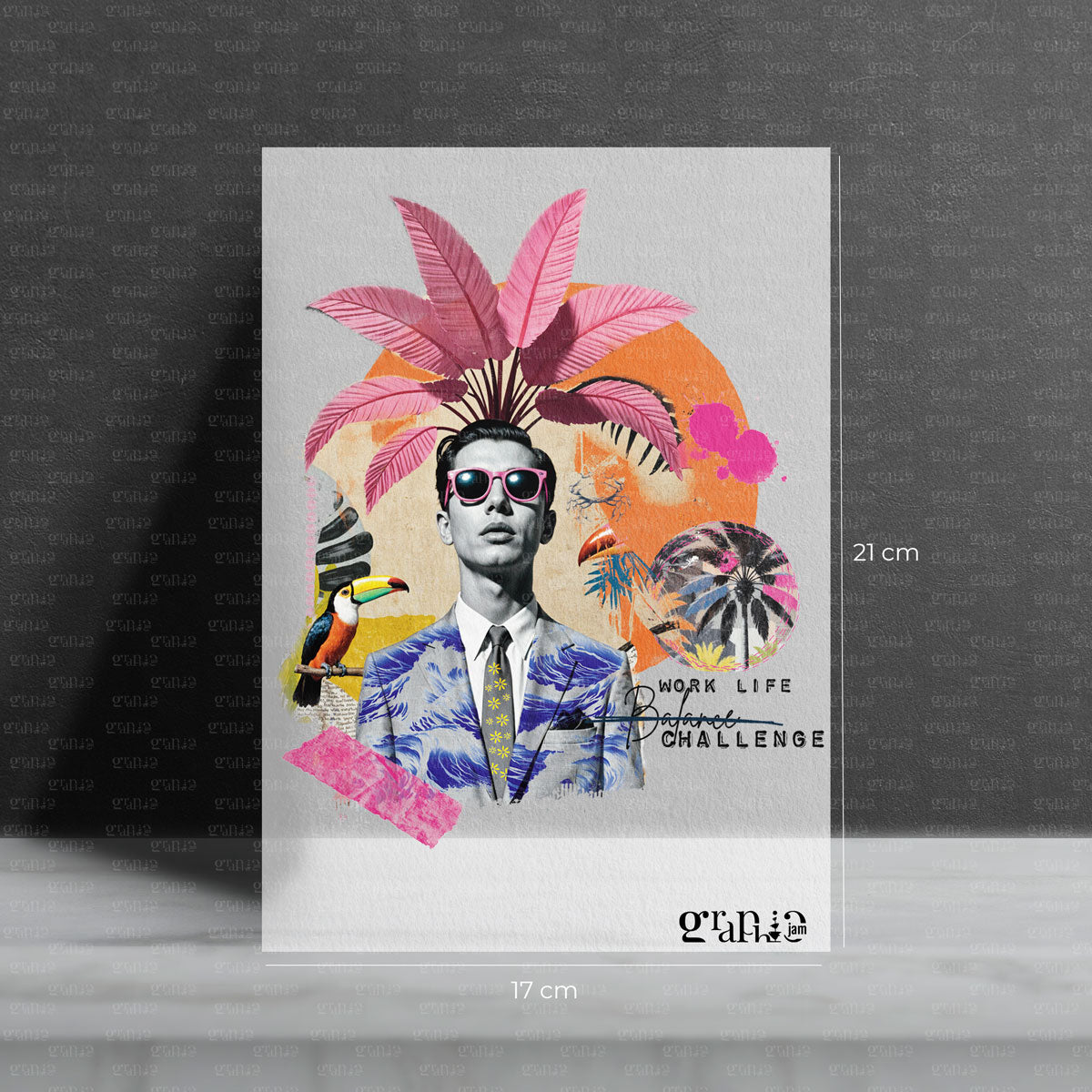 Bügelbild Work Life Challenge