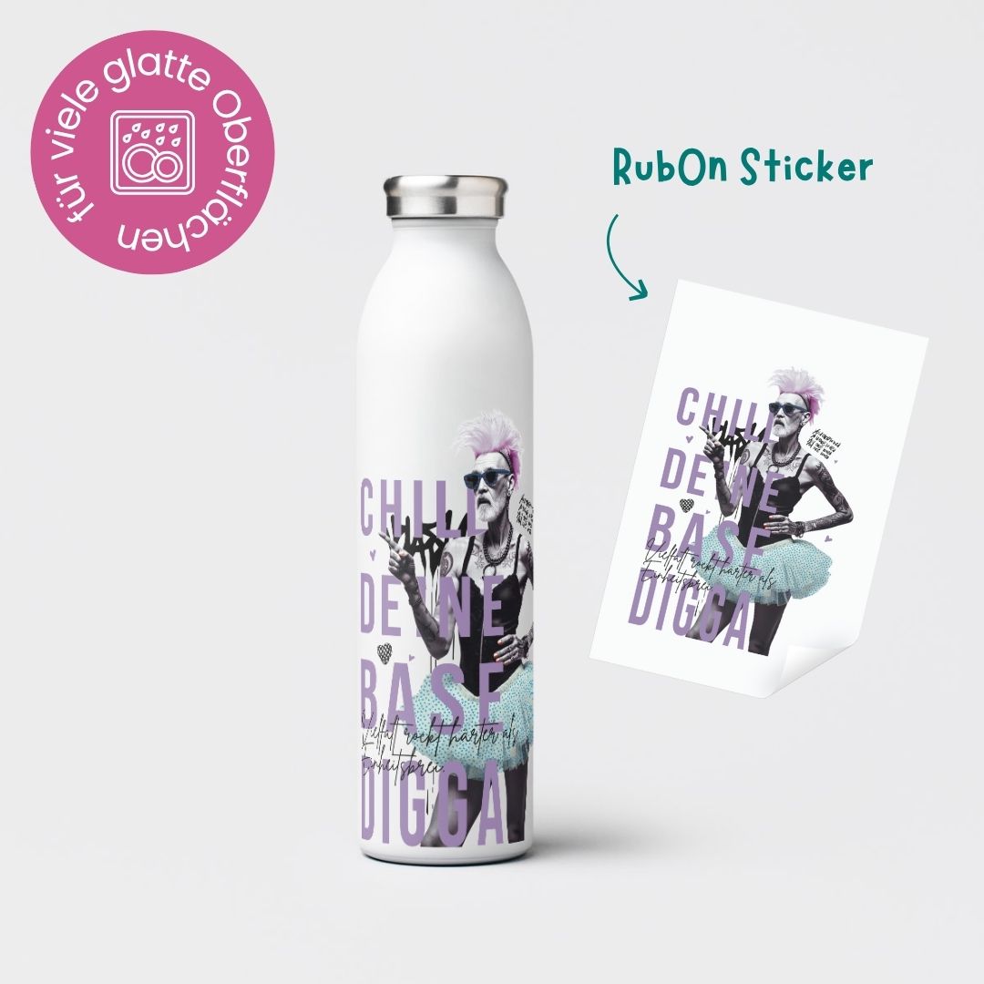 Rub-On Sticker "Chill Digga"