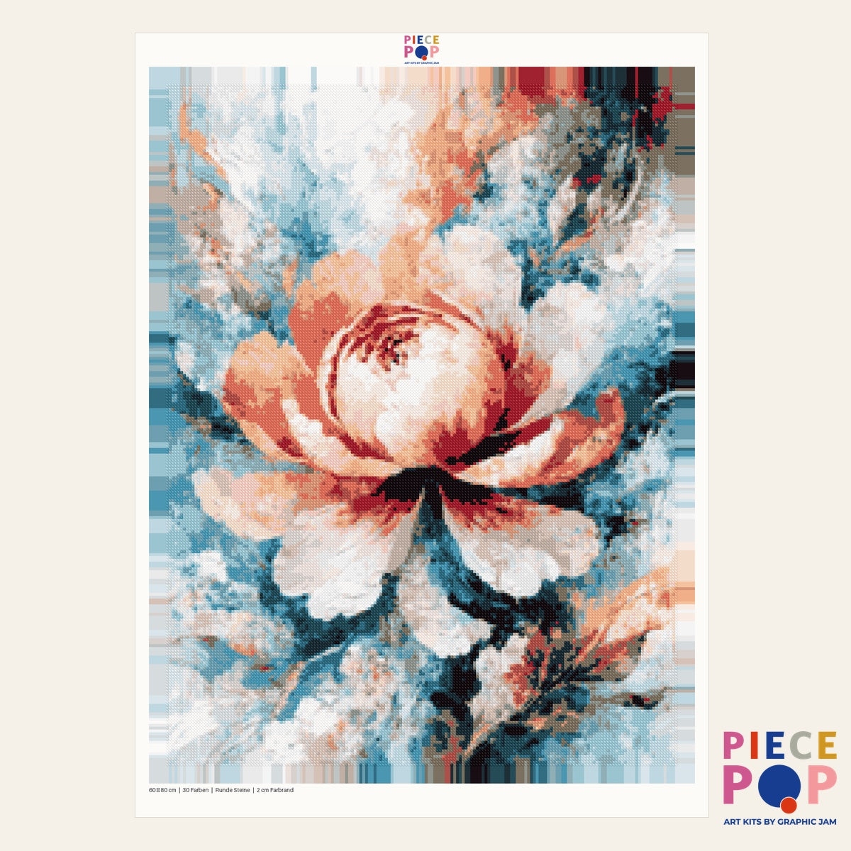 Diamond Painting - Colorful Peonie