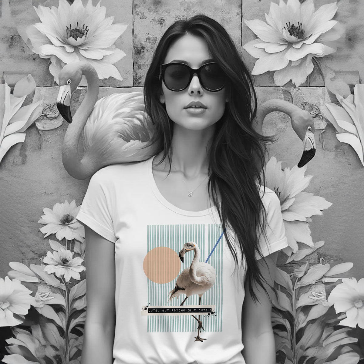 Bügelbild "Cute but psycho.but cute" - Graphic Jam