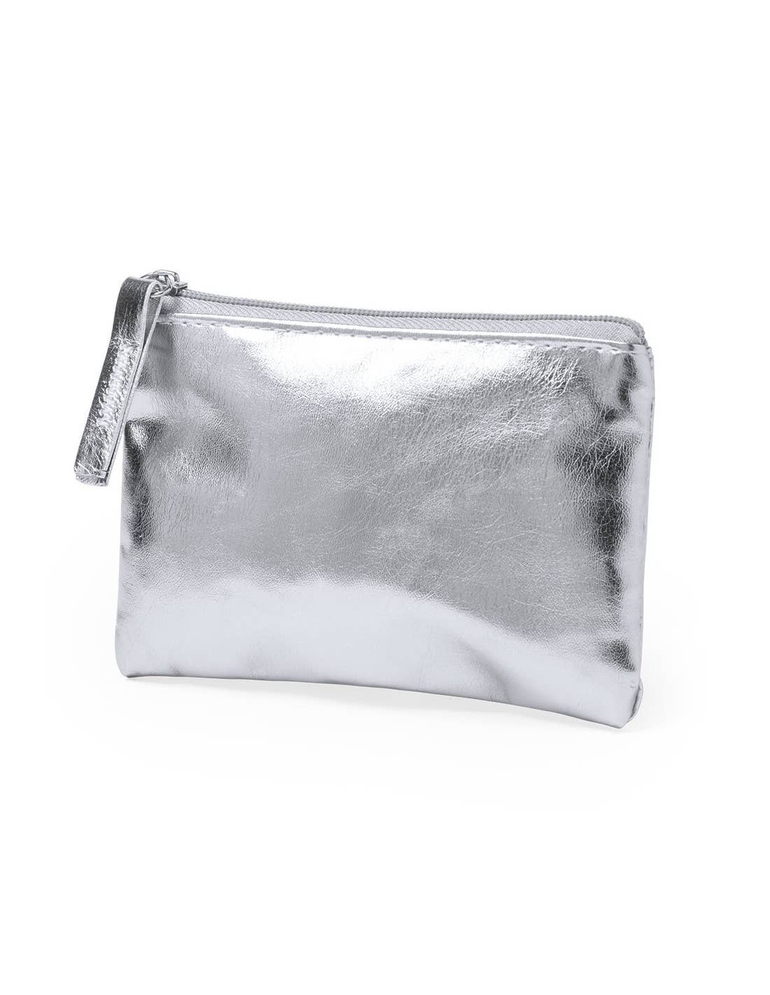 Kulturbeutel aus Metallic-PU-Leder – stylisch & personalisierbar in Rosé, Gold & Silber