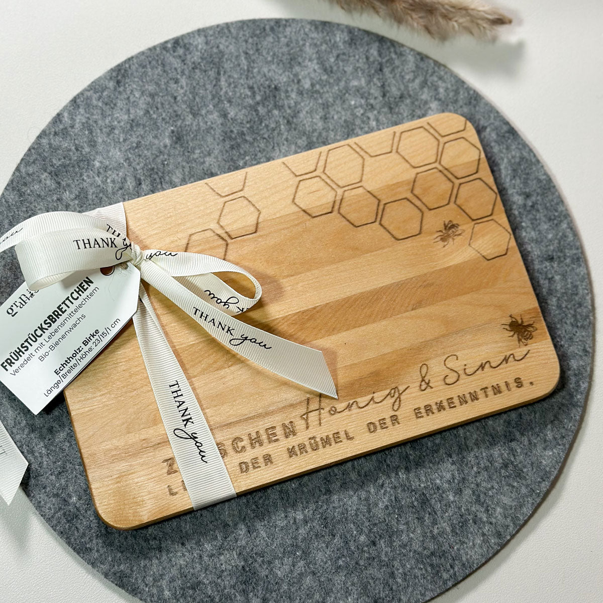 Frühstücksbrettchen "Honigweisheit"