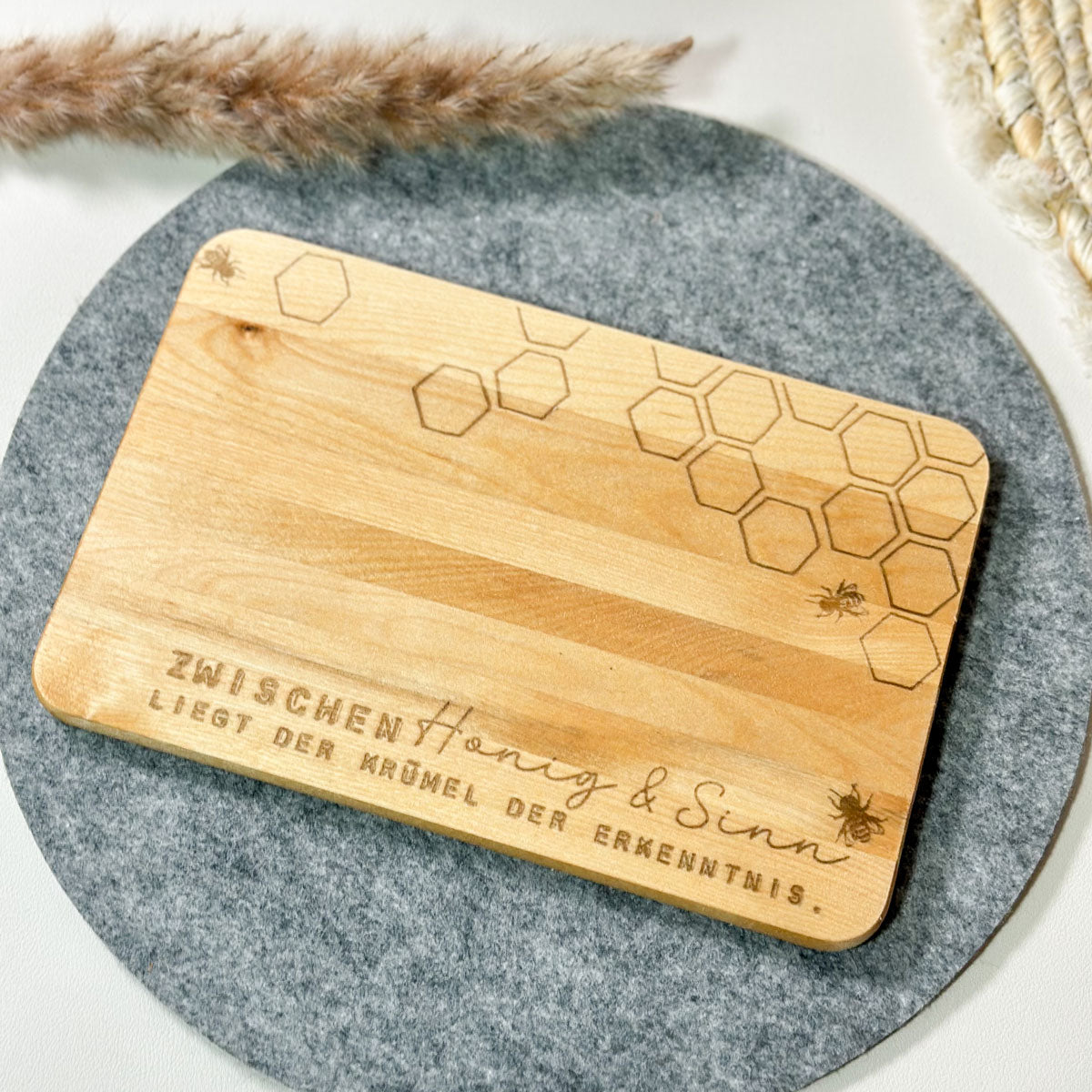 Frühstücksbrettchen "Honigweisheit"