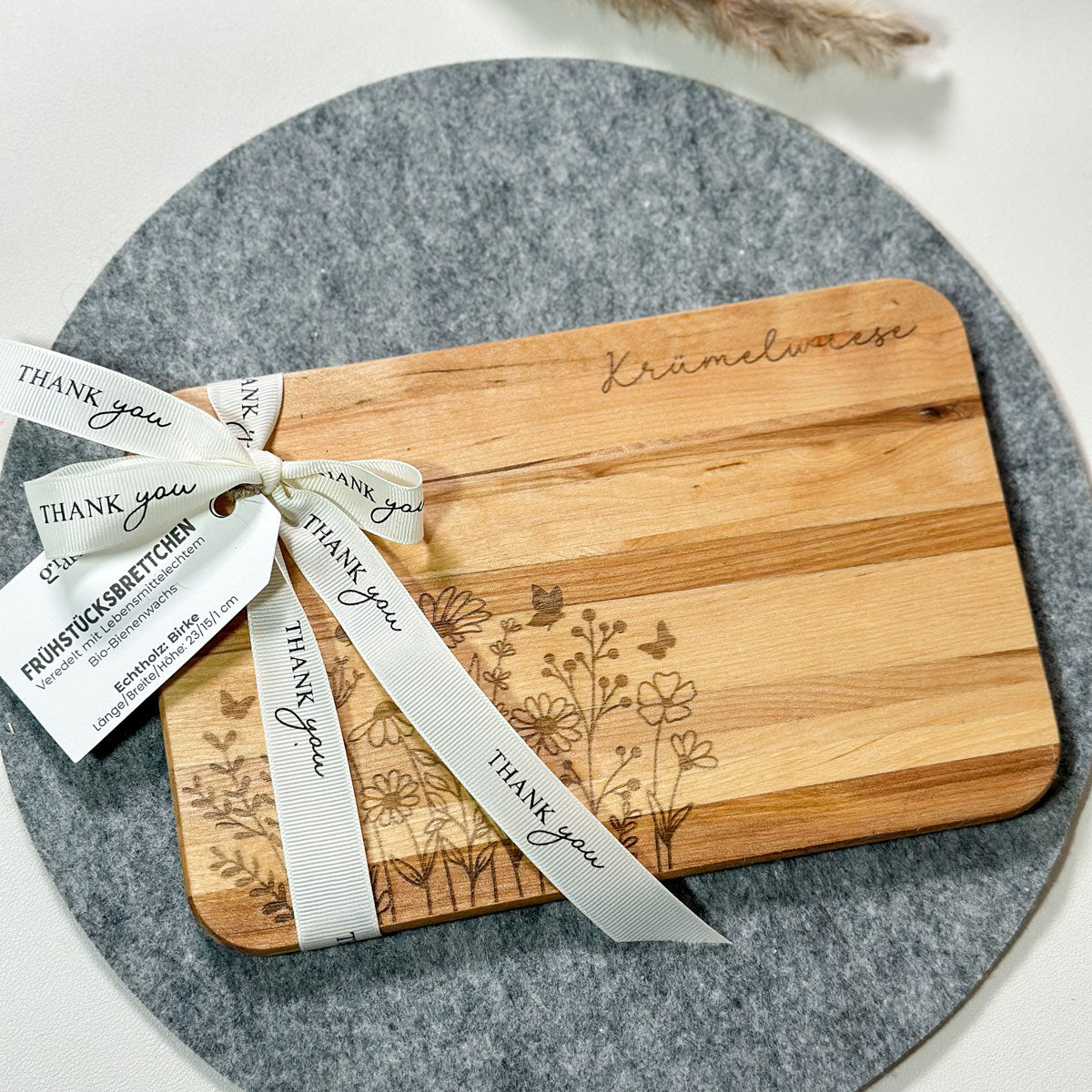 Frühstücksbrettchen "Krümelwiese"