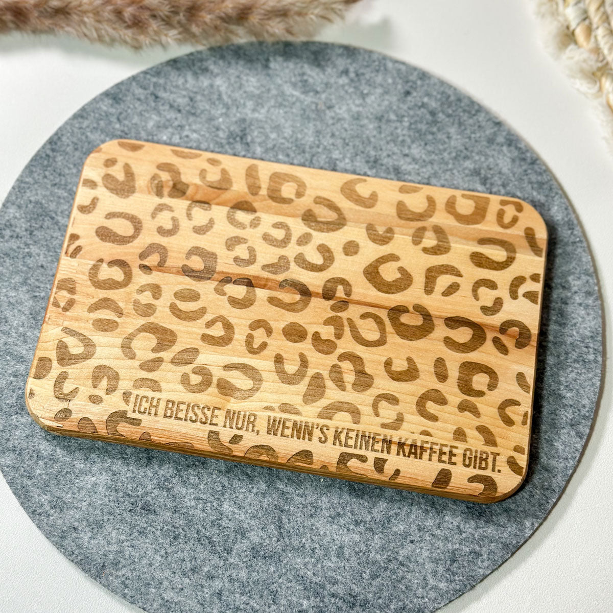 Frühstücksbrettchen "Ich beisse nur..."