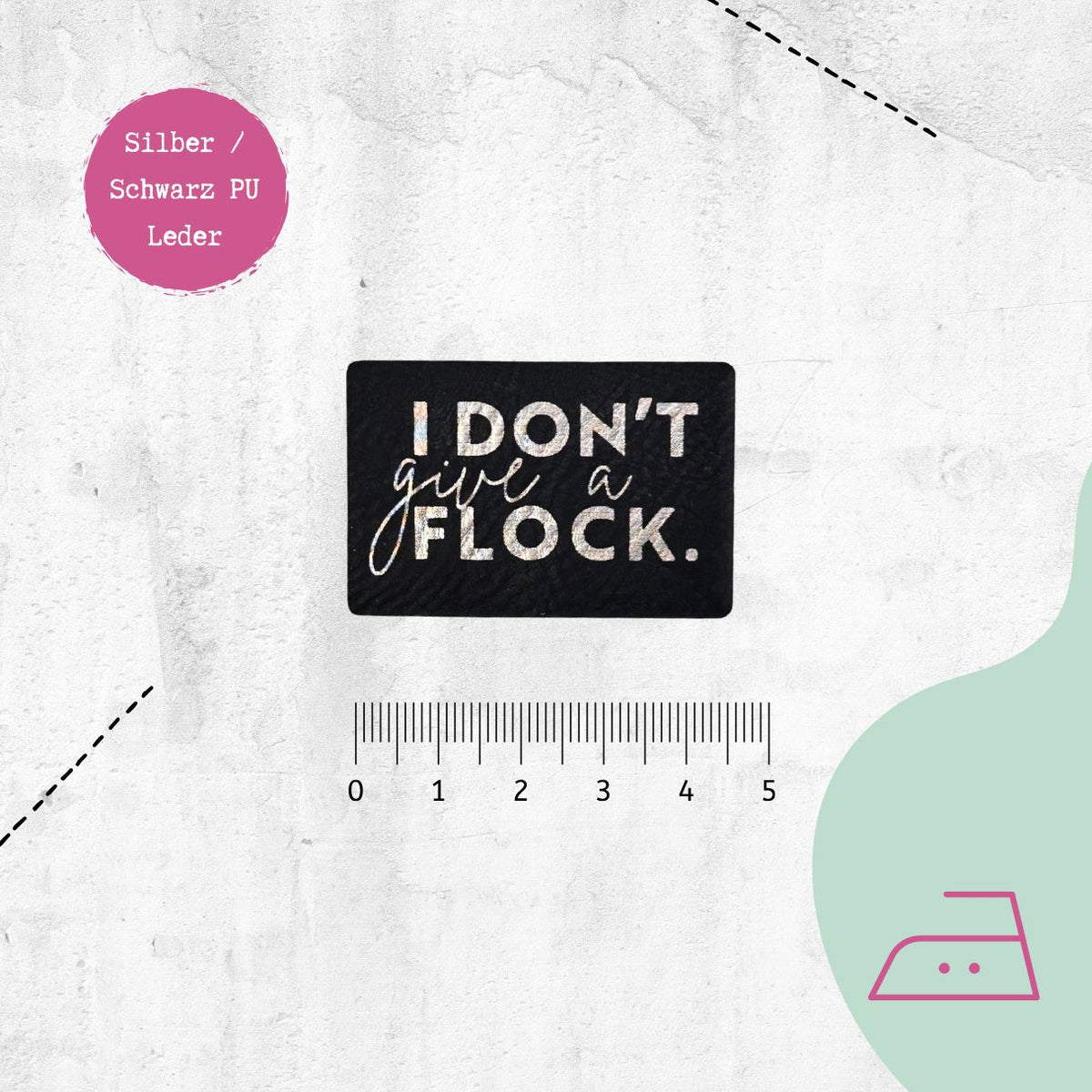 Kunstlederlabel "I don&