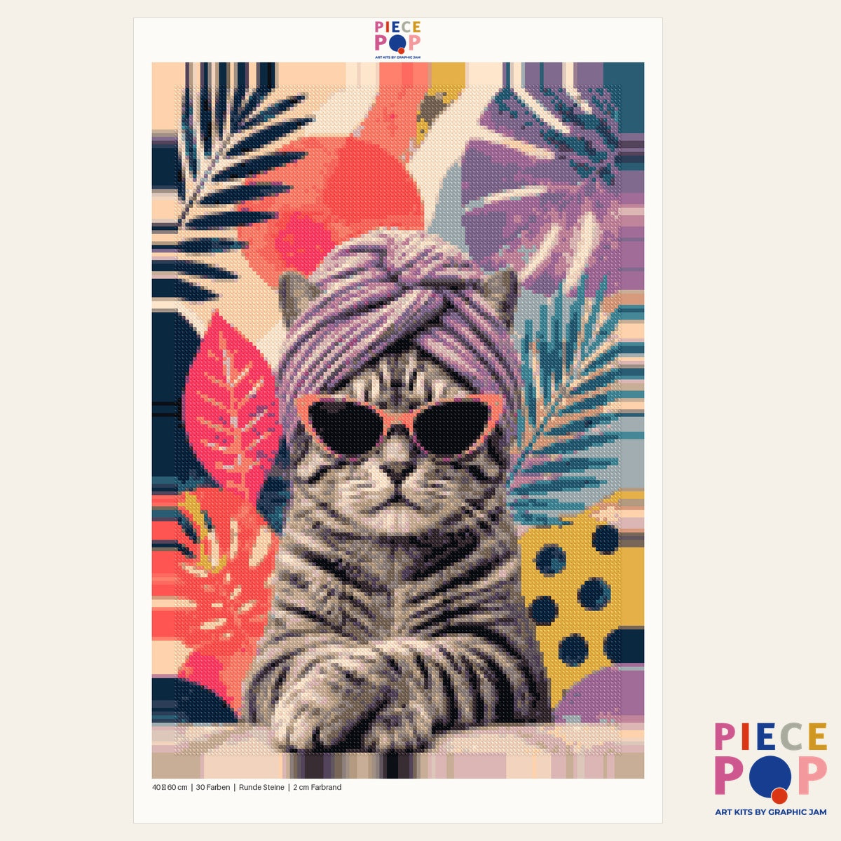 Diamond Painting - Guru Cat
