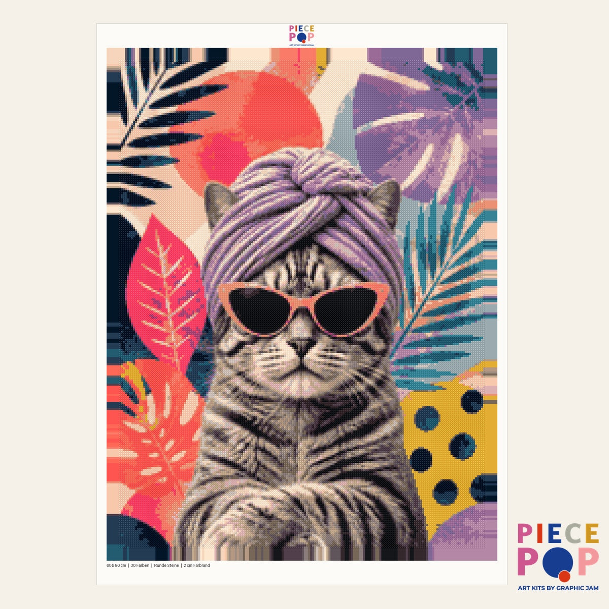Diamond Painting - Guru Cat
