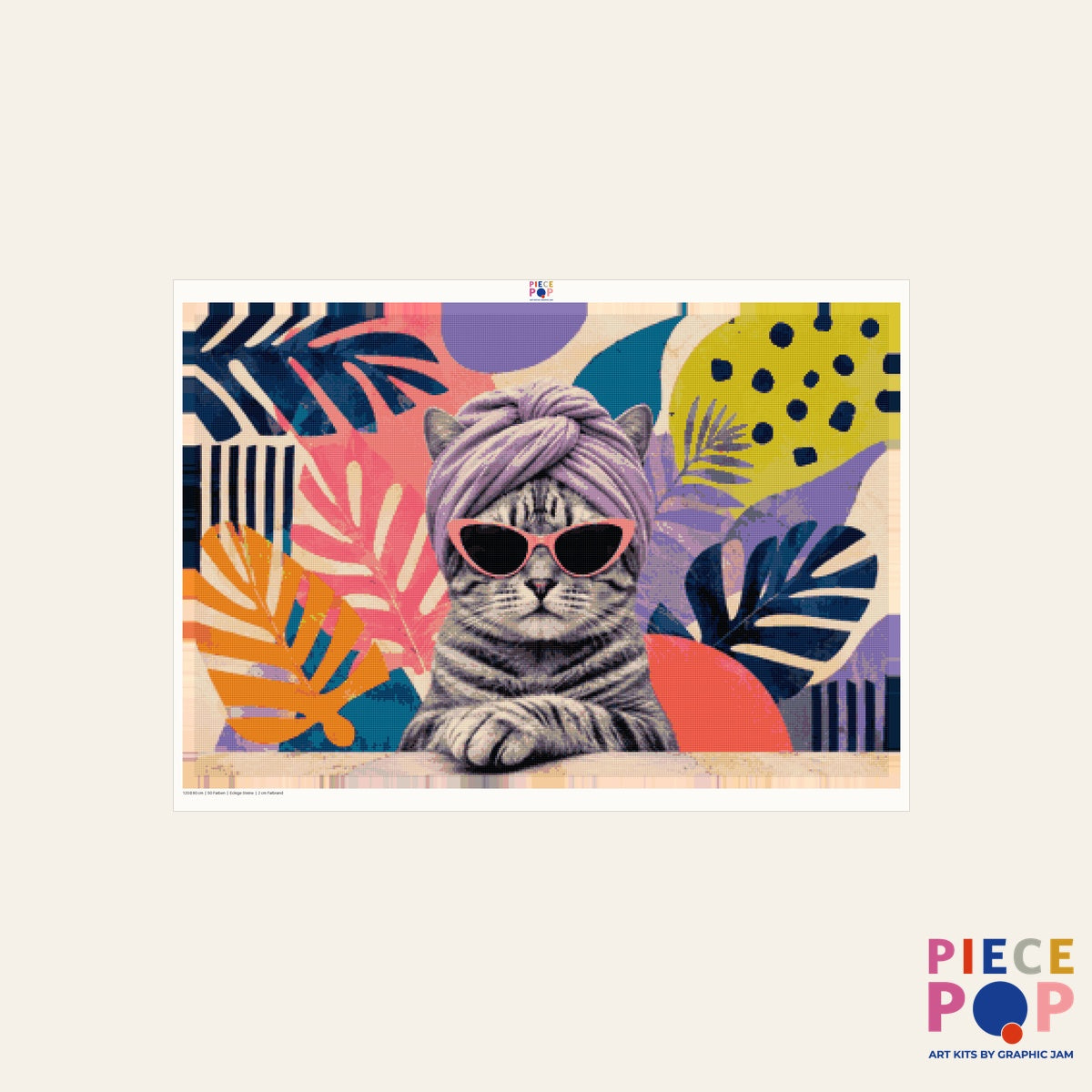 Diamond Painting - Guru Cat (Quer)