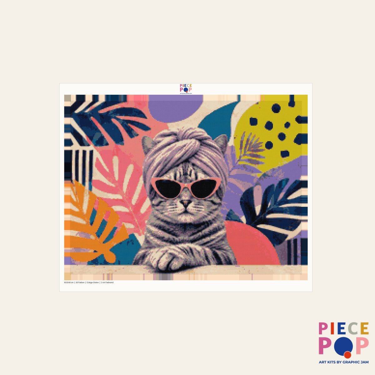 Diamond Painting - Guru Cat (Quer)