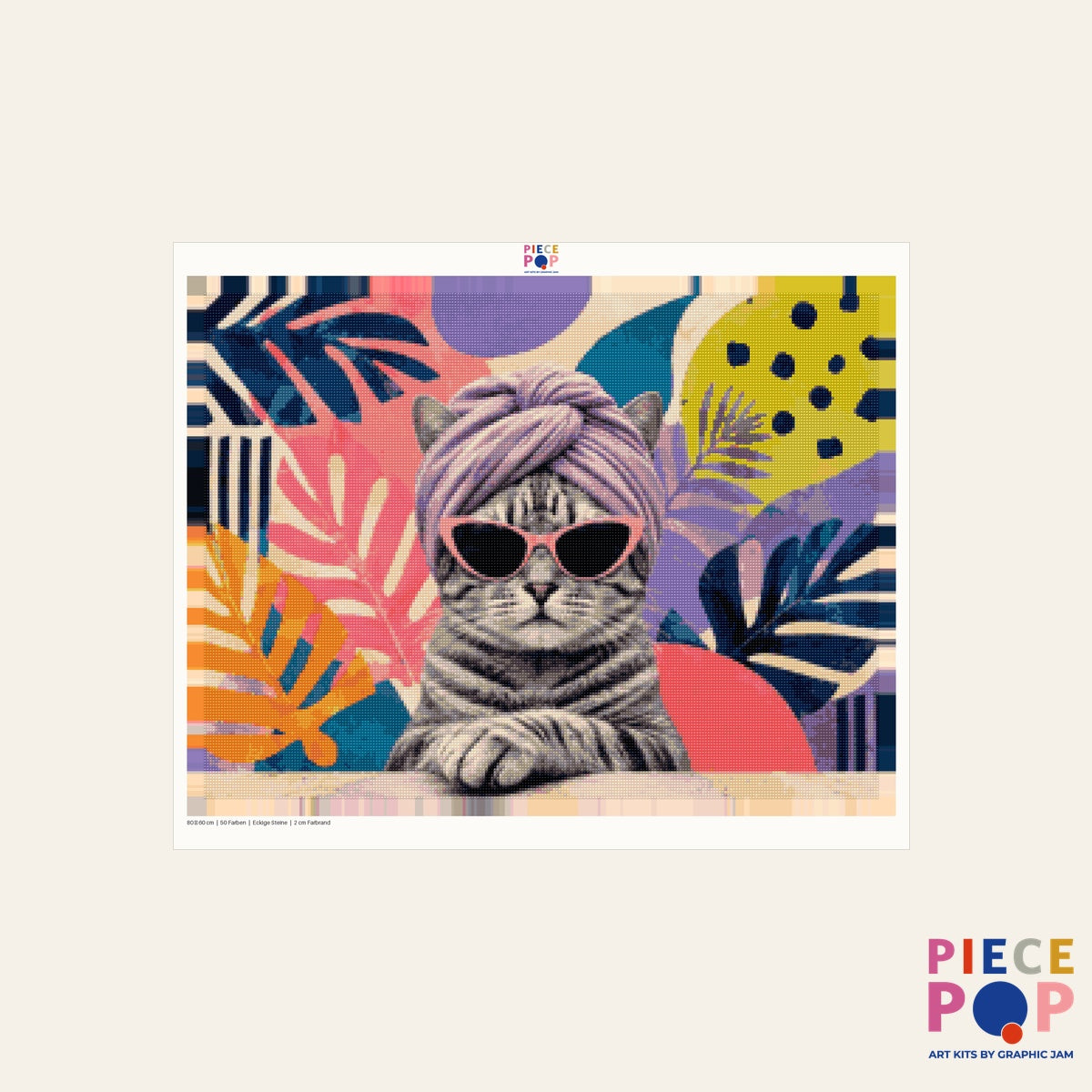 Diamond Painting - Guru Cat (Quer)