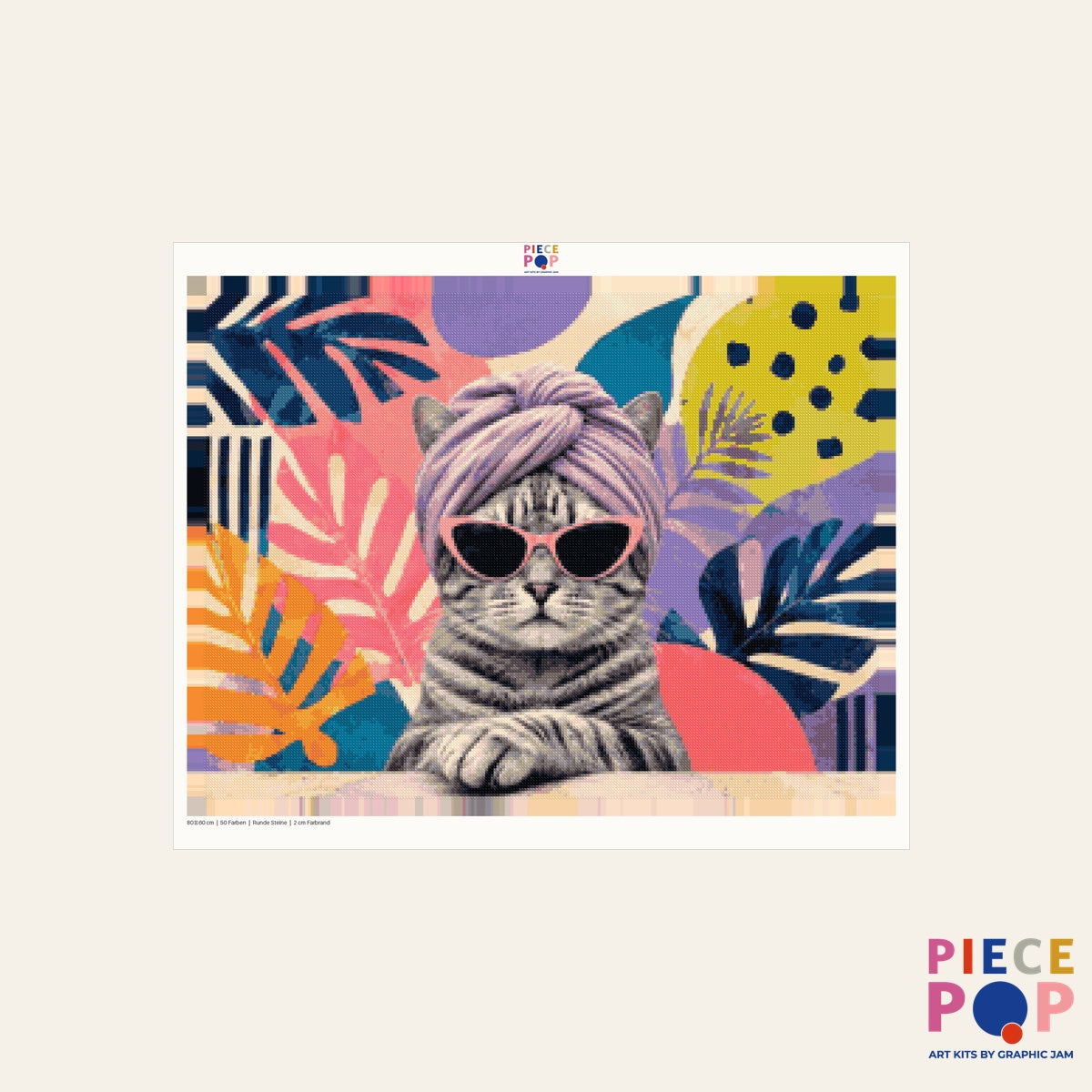 Diamond Painting - Guru Cat (Quer)