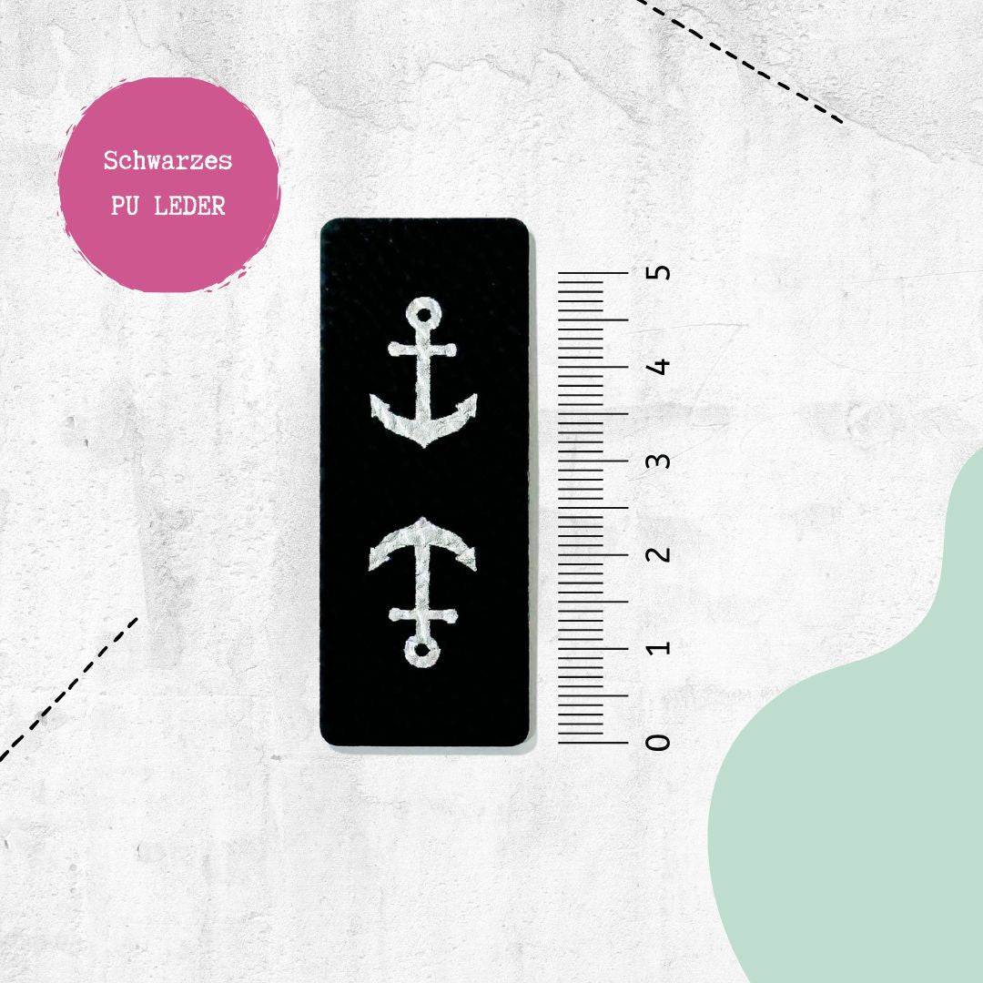 Klapp-Kunstlederlabel Anker - Graphic Jam