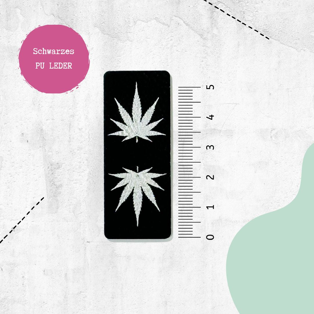 Klapp-Kunstlederlabel Pflanze - Graphic Jam