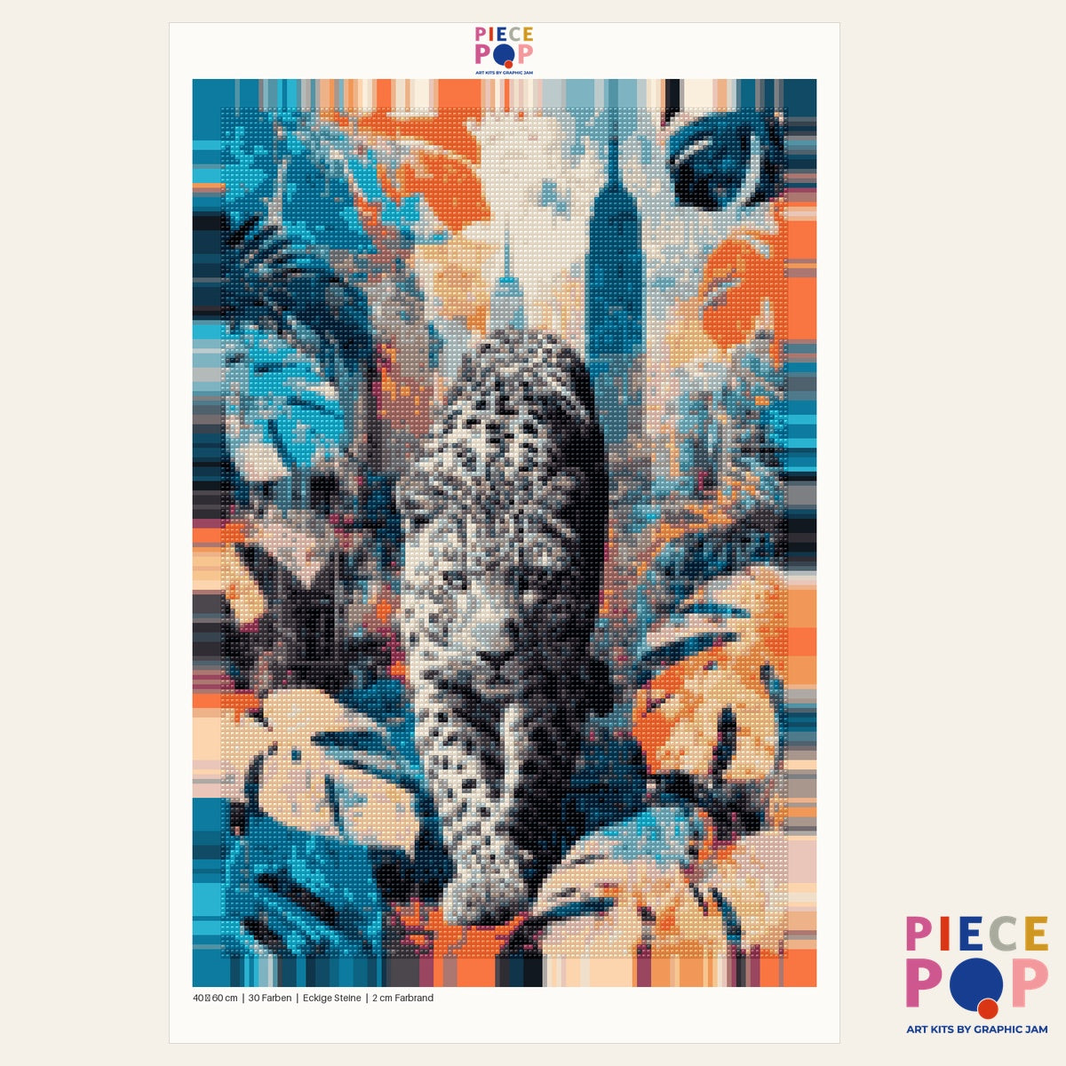 Diamond Painting - Leopard City