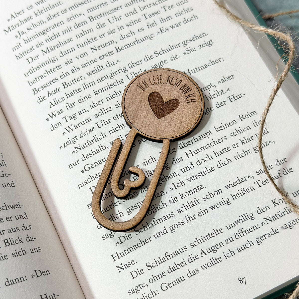 Lesezeichen "Ich lese also bin ich"