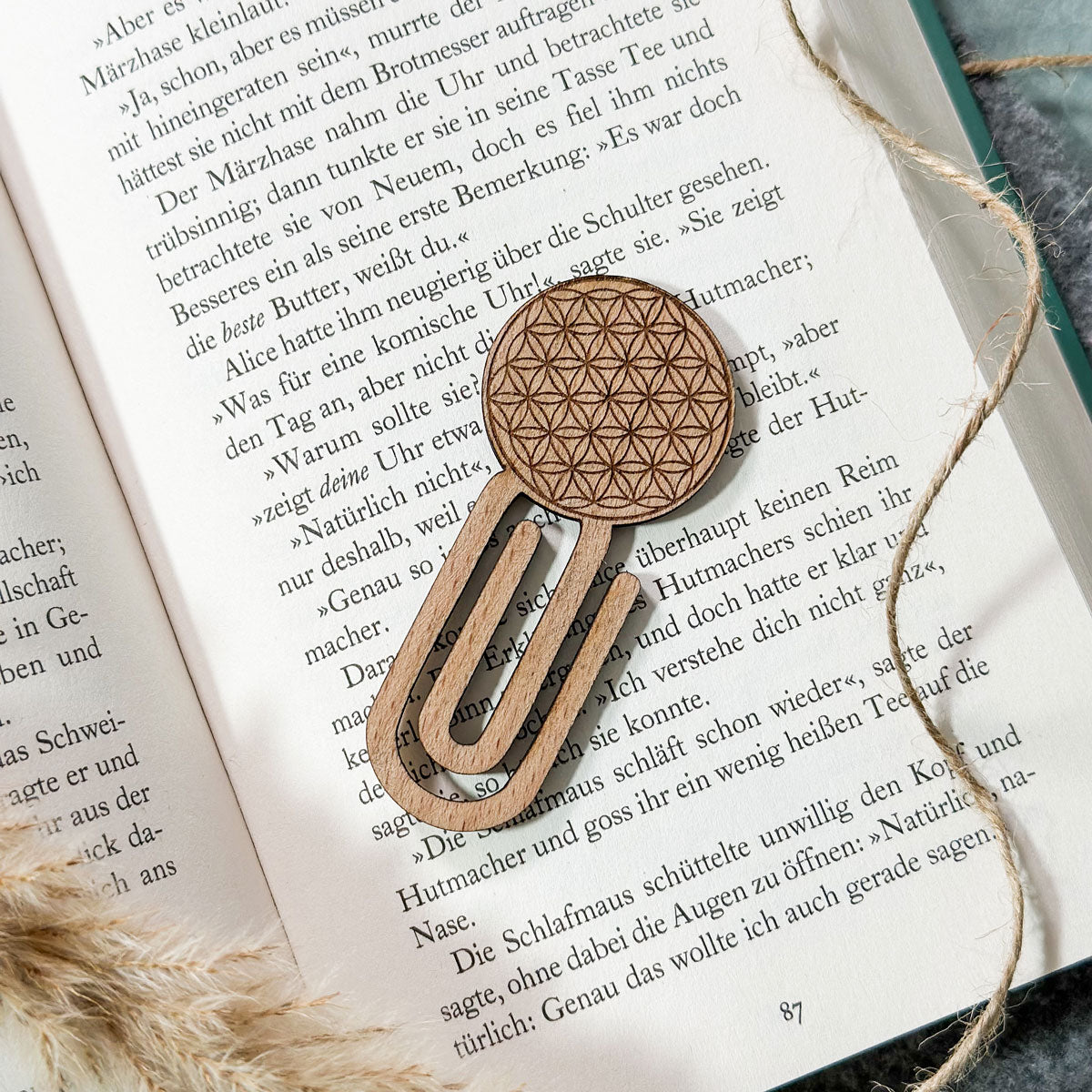 Lesezeichen "Lebensblume"