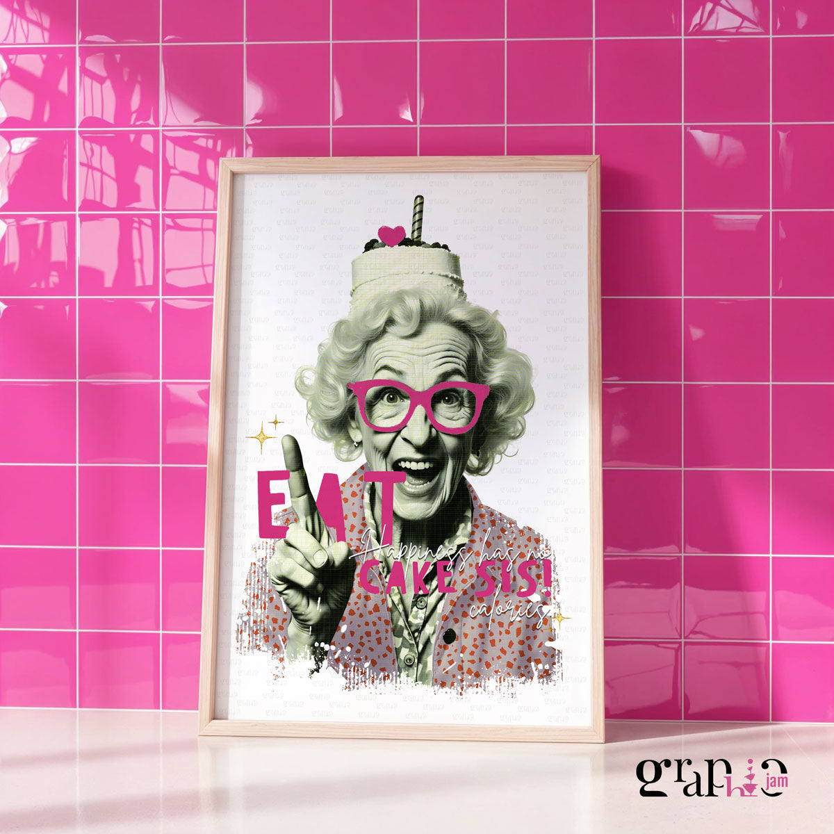 Art Print Eat Cake
