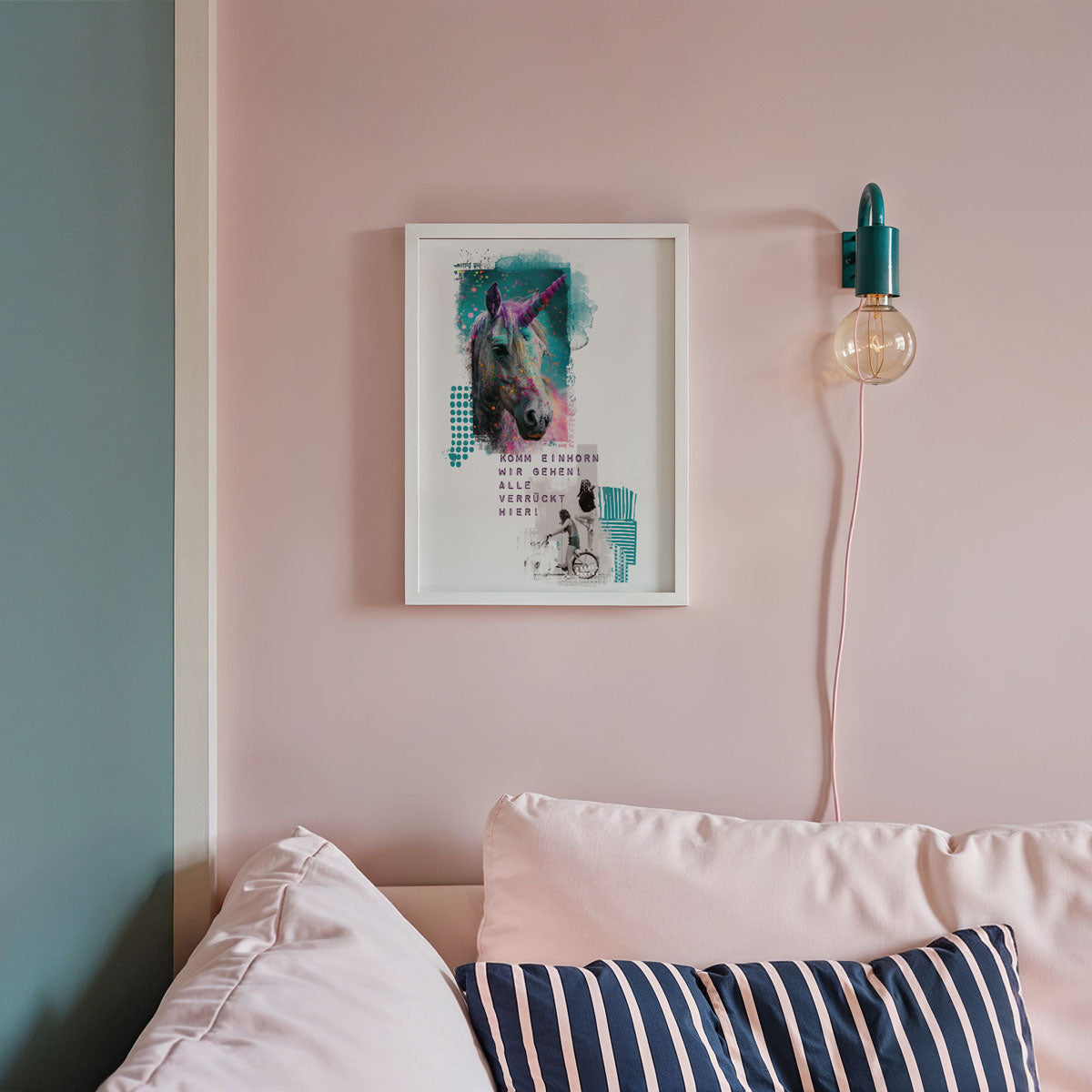 Art Print Komm Einhorn