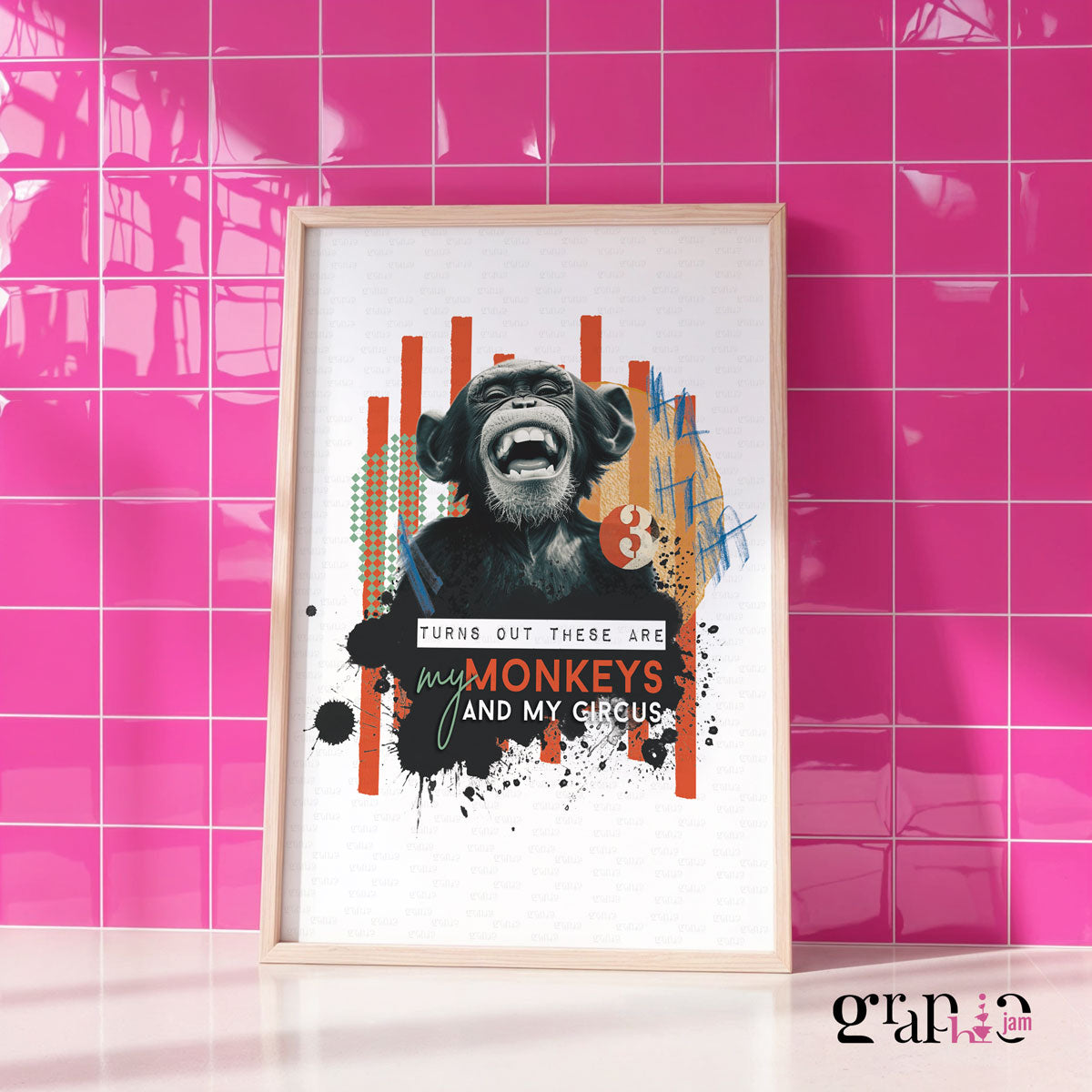 Art Print My Monkeys