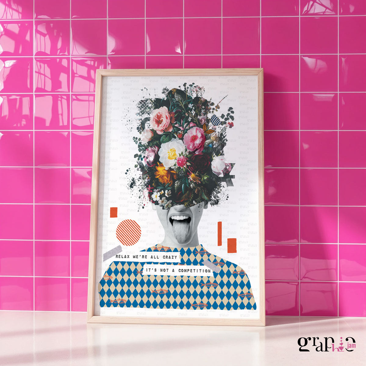 Art Print Relax Crazy