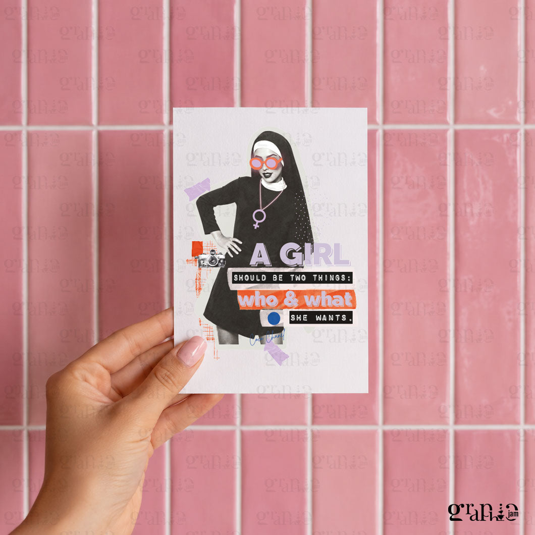 Postkarte A Girl A6