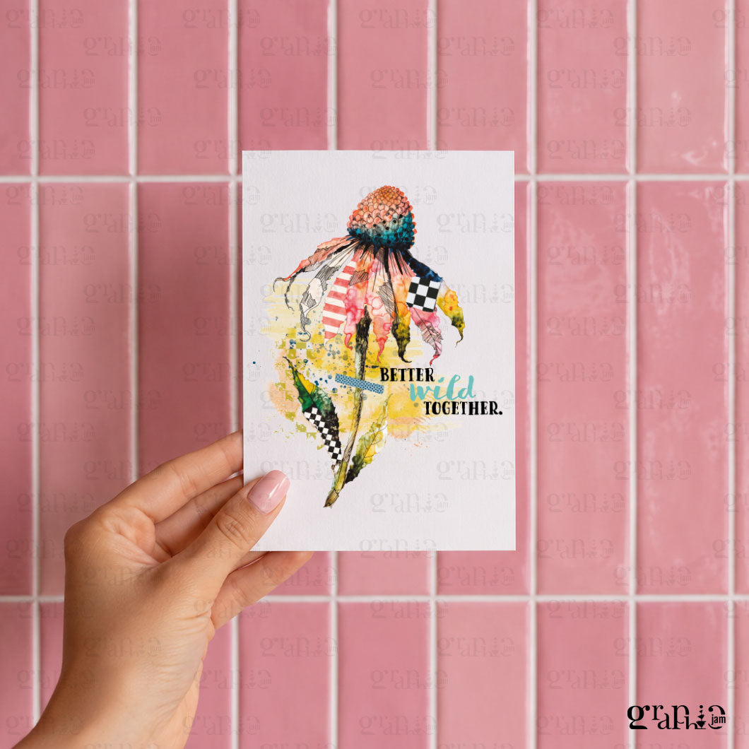 Postkarte Wild Friends A6
