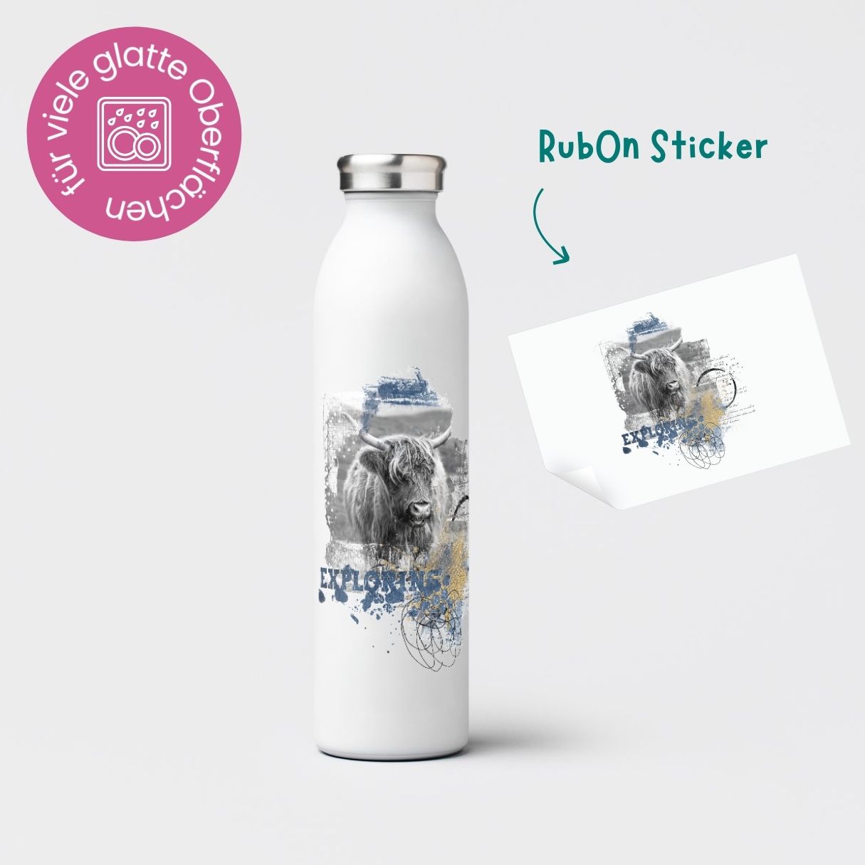 Rub-On Sticker "Inner journey"