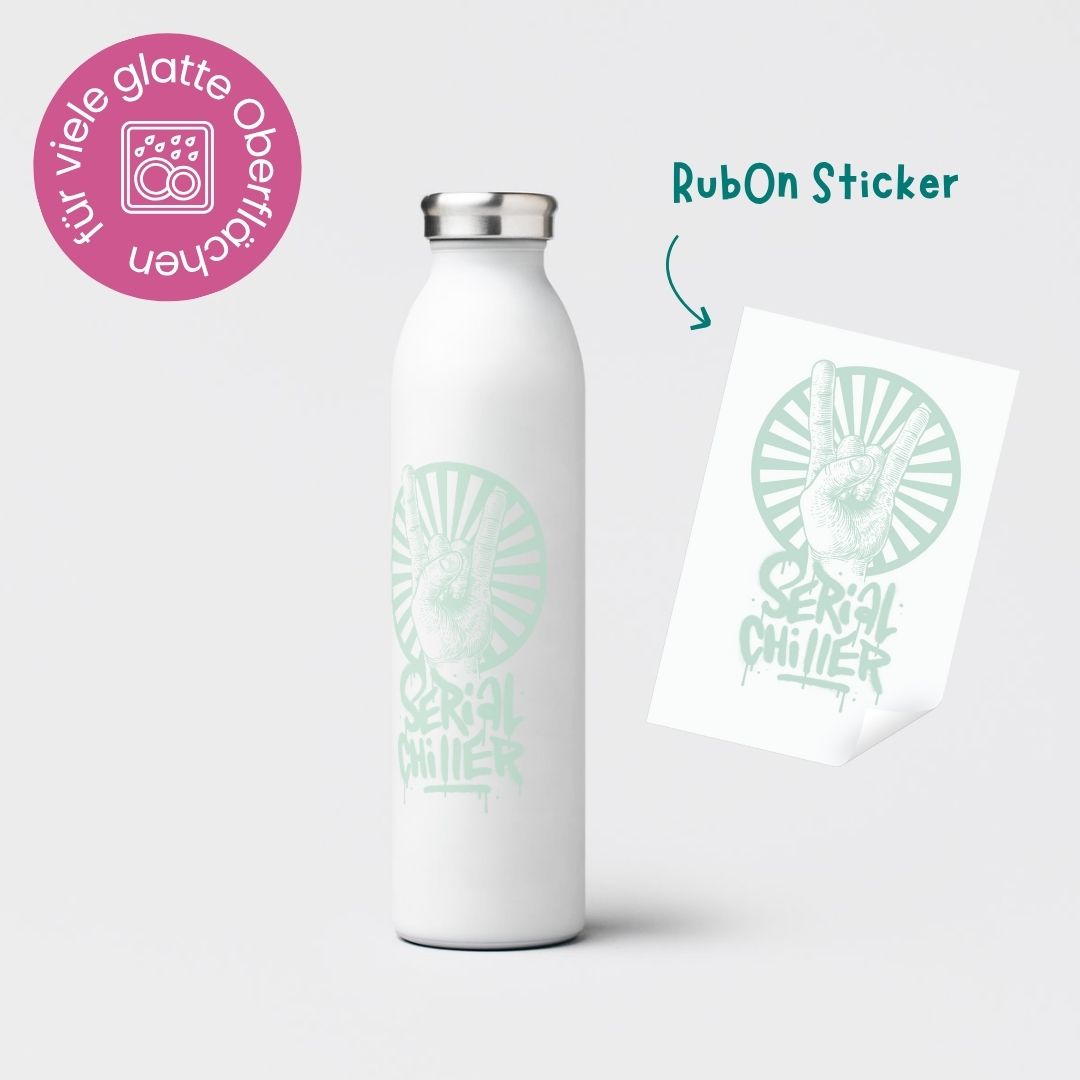 Rub-On Sticker "Serial Chiller"