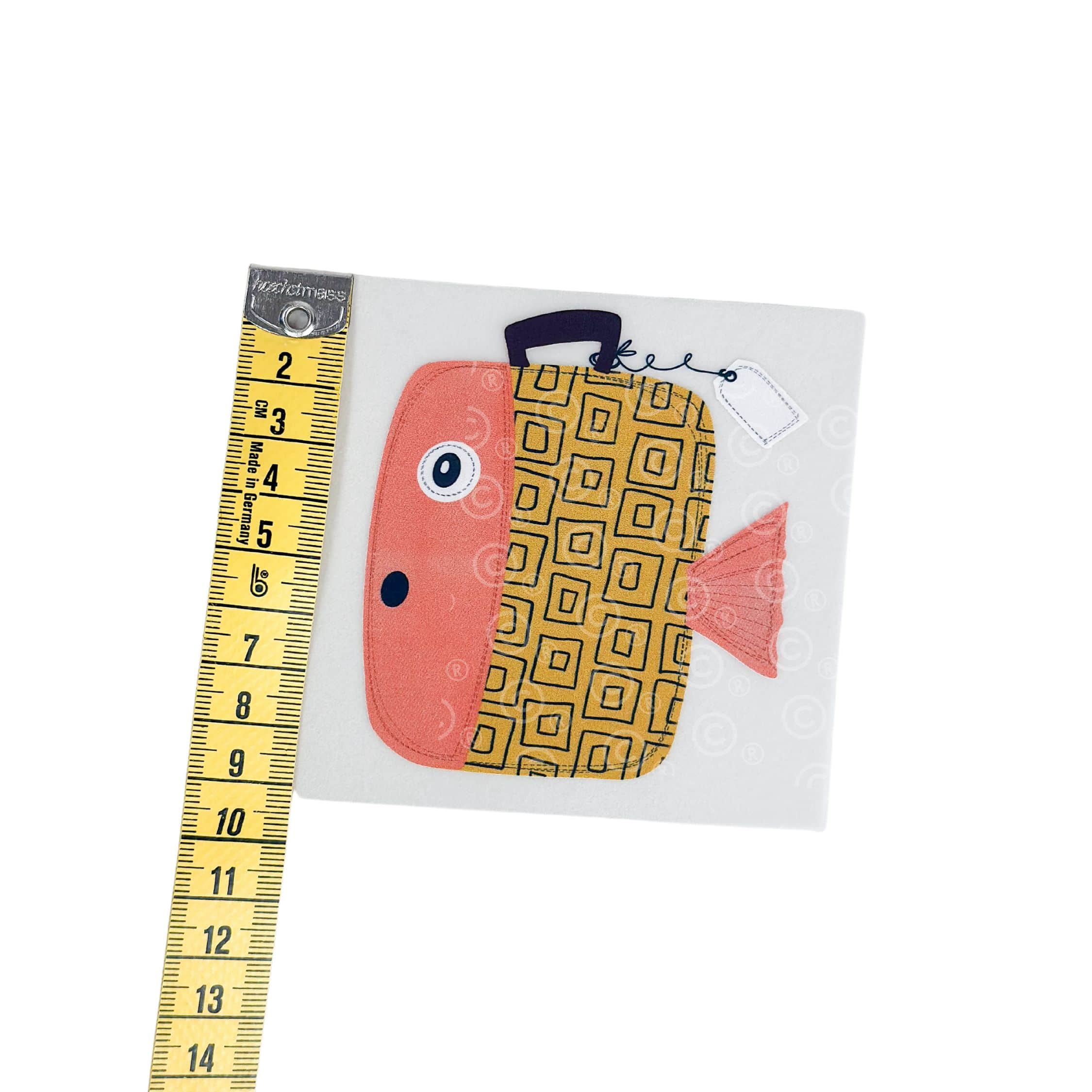 Bügelbild Kofferfisch