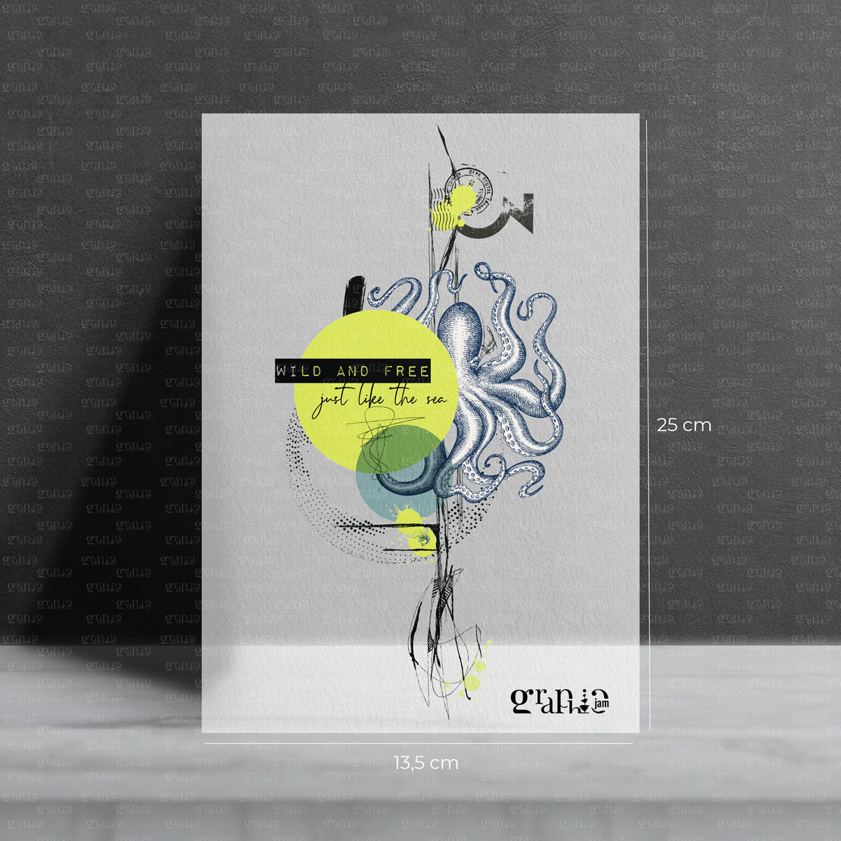 Wild and Free Collage Bügelbild - Graphic Jam