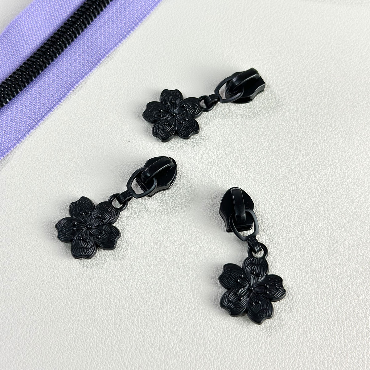 Blumen Zipper für Nylonreisverschlüsse