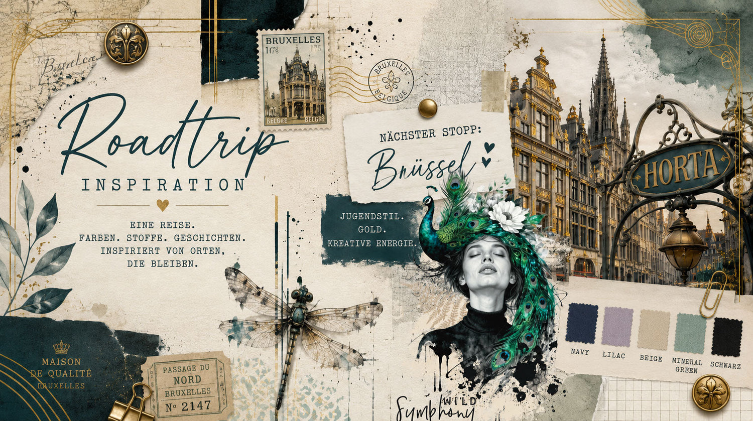 Roadtrip Inspiration #02: Brüssel – Jugendstil, starke Farben und zwei Taschenideen
