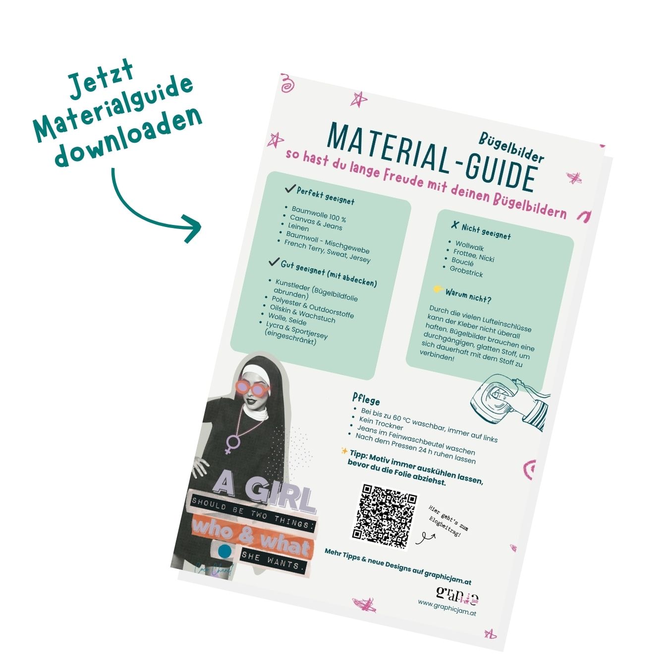 Welche Stoffe eignen sich für Bügelbilder? Der Material-Guide von Graphic Jam