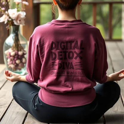 Digital Detox Diva Plotterdatei in DXF und SVG - Graphic Jam 