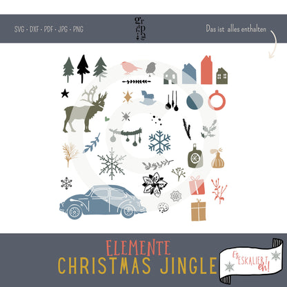 Christmas Jingle - Das freche Weihnachts Plotterbundle - Graphic Jam 