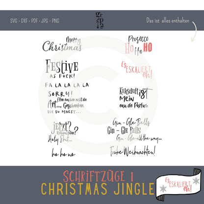 Christmas Jingle - Das freche Weihnachts Plotterbundle - Graphic Jam 