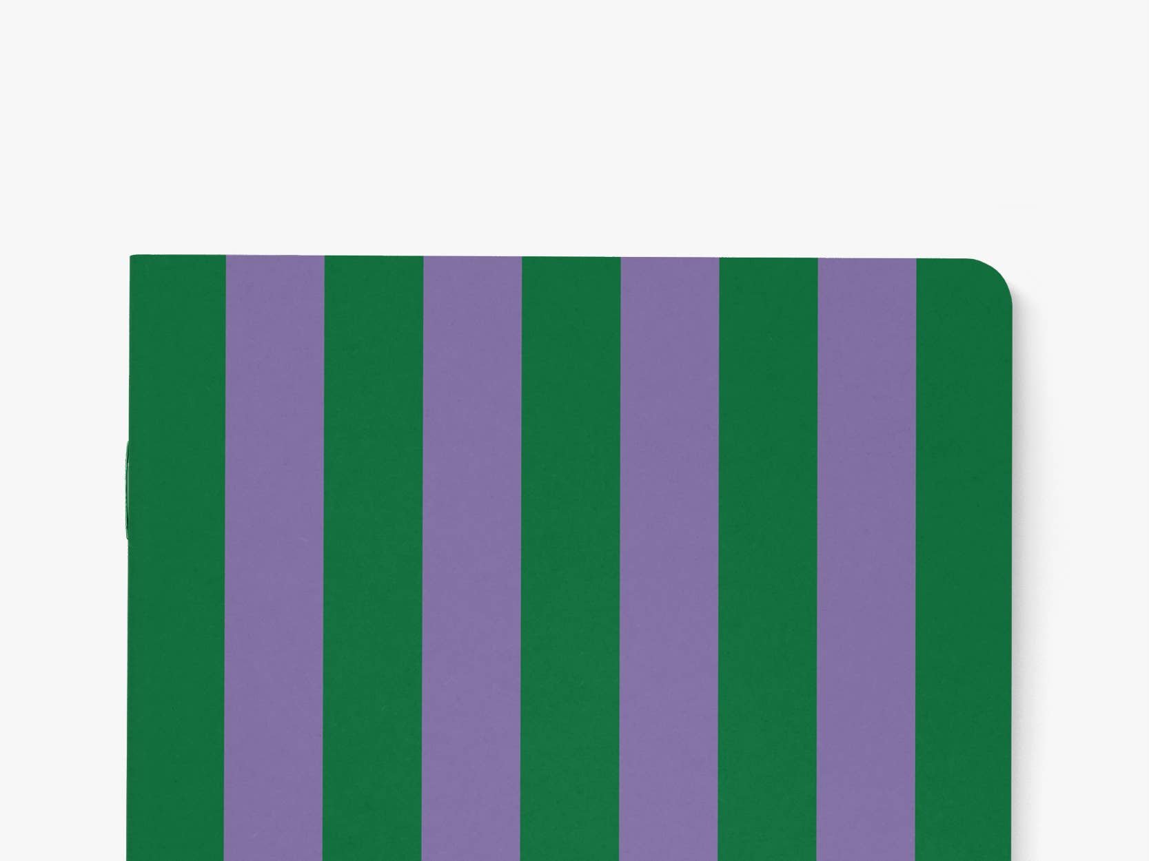 Notizheft "Stripes Lila-Grün" - Graphic Jam 