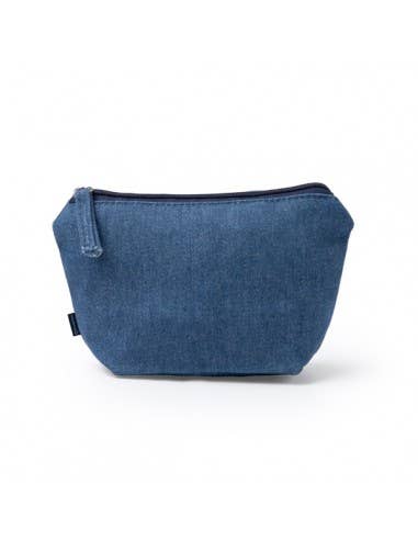 Kleine Kosmetiktasche Denim zum Beplotten