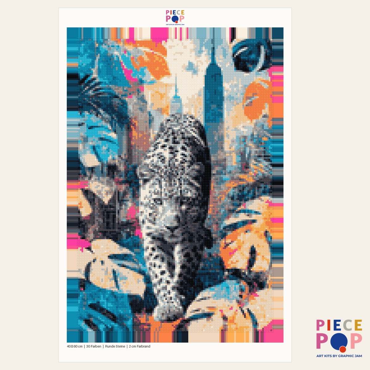 Diamond Painting - Leopard City