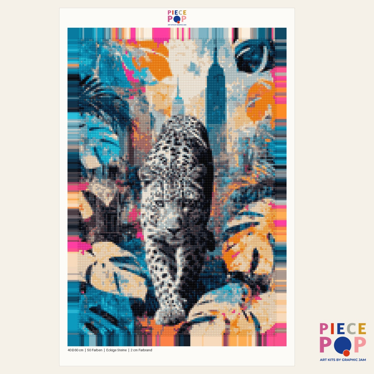 Diamond Painting - Leopard City