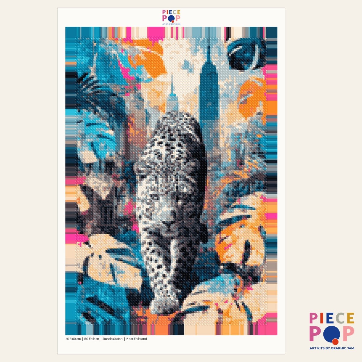 Diamond Painting - Leopard City