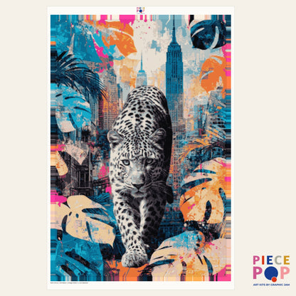 Diamond Painting - Leopard City