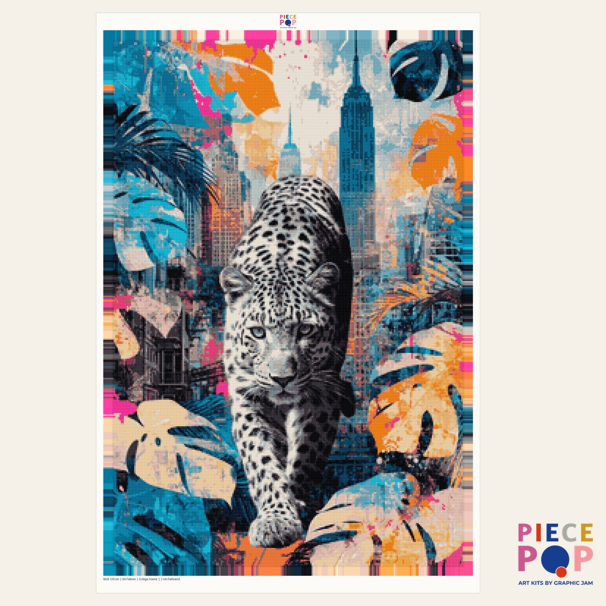 Diamond Painting - Leopard City