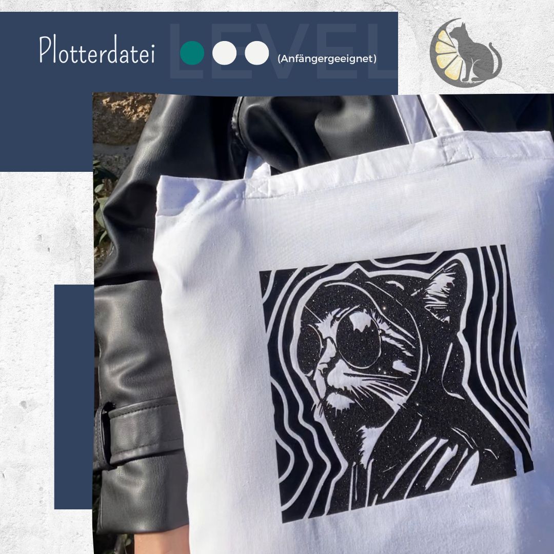 Aura Cats Plotterdatei in SVG und DXF - Graphic Jam 