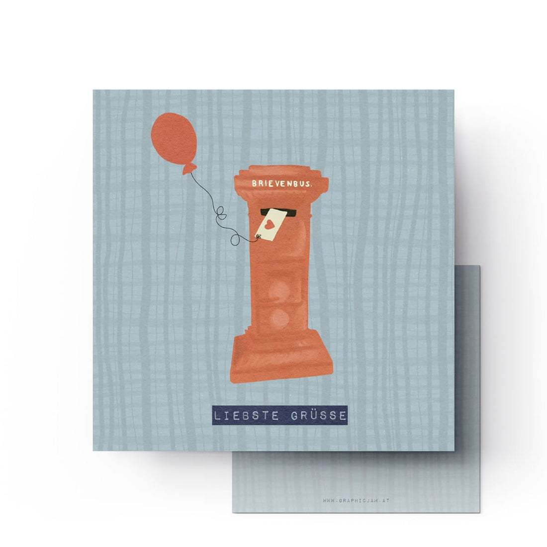 Postkarte Liebste Grüße Graphicjam