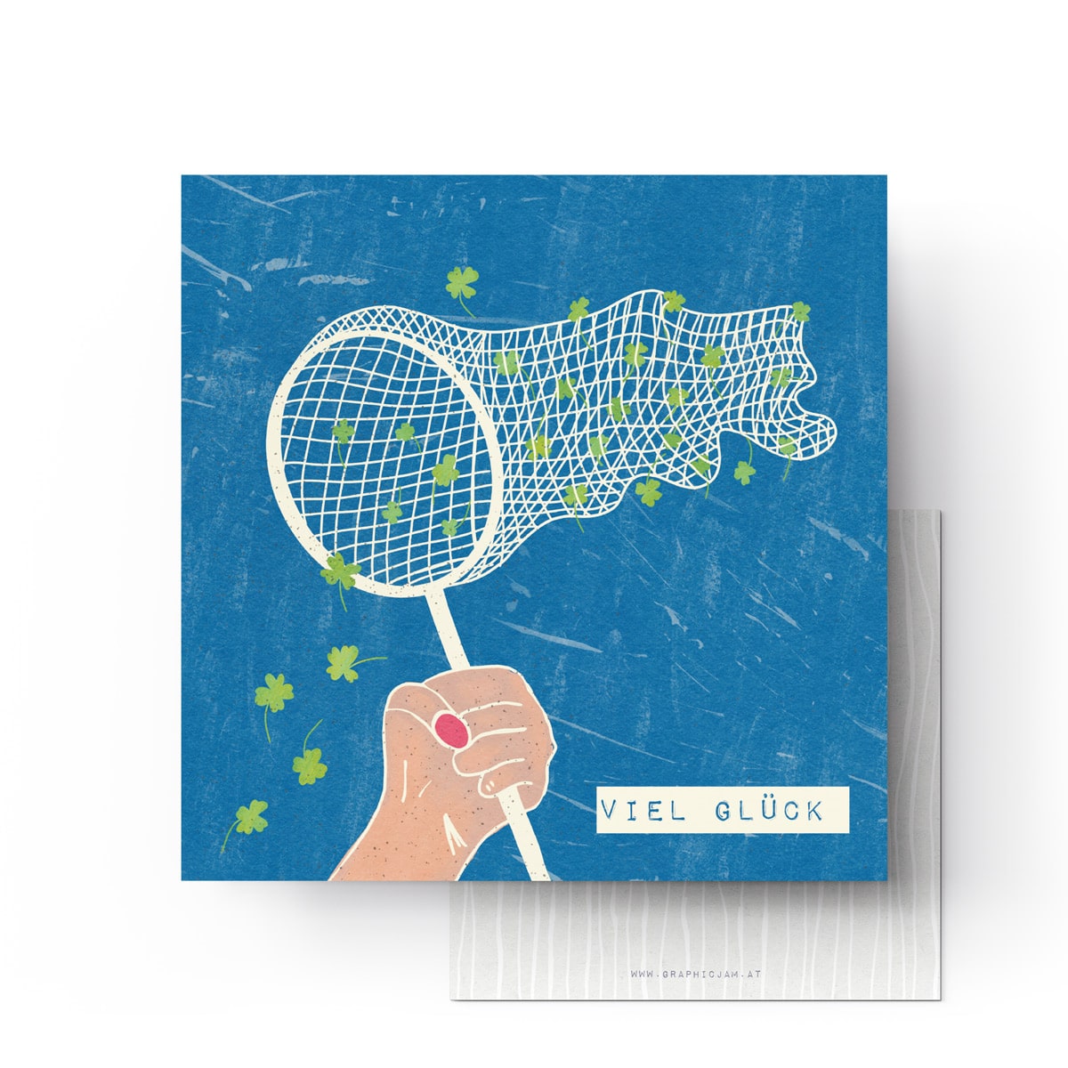 Postkarte Viel Glück Graphicjam